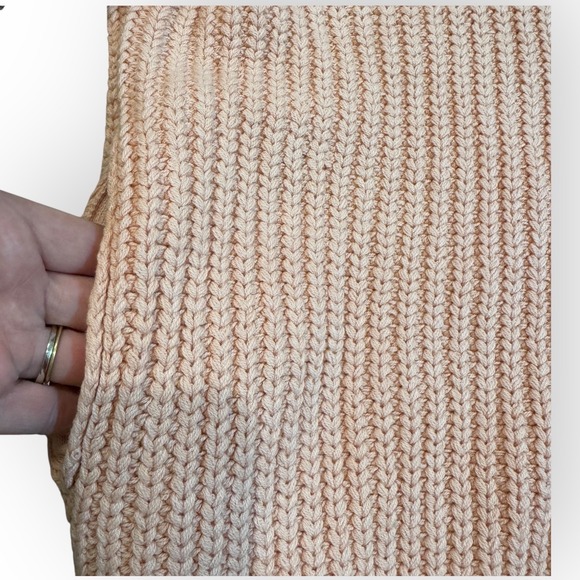 Free‎ People Women's Shawl Collar Button Front Pink Knit Cardigan Sweater Small - Picture 5 of 14